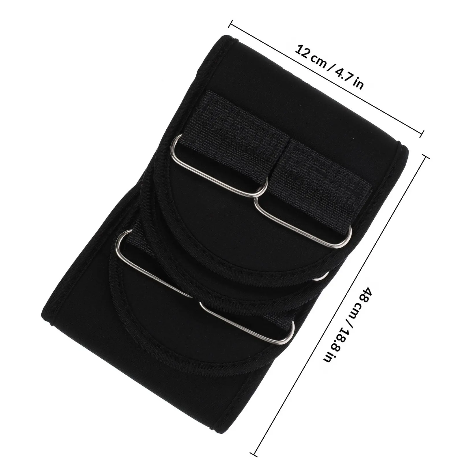 3Pcs Legs Posture Corrector Belt Bow-Legged Correction Bandage for O-Type X-Type Legs Size M Black Orthotic Brace - view 2
