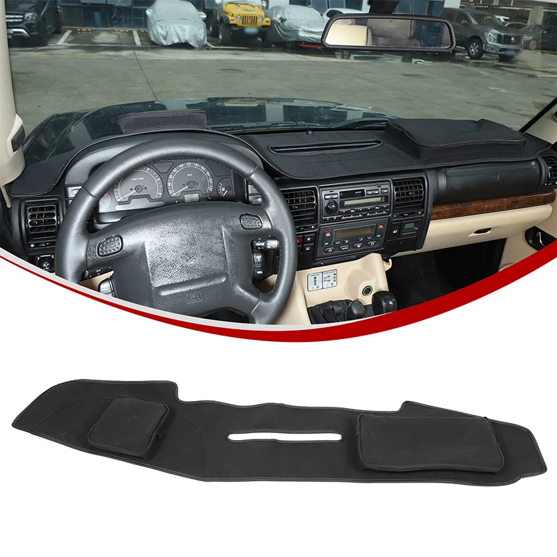 For Land Rover Discovery 2 1998-2003 Sheepskin Car Dashboard Organiser Mat Storage Pad Stowing Tidying Organiser Accessories