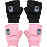 Electric Heated Gloves 360 Degree Heating Electric Thermal Gloves Fingerless Touchscreen for Outdoor Hiking Cycling