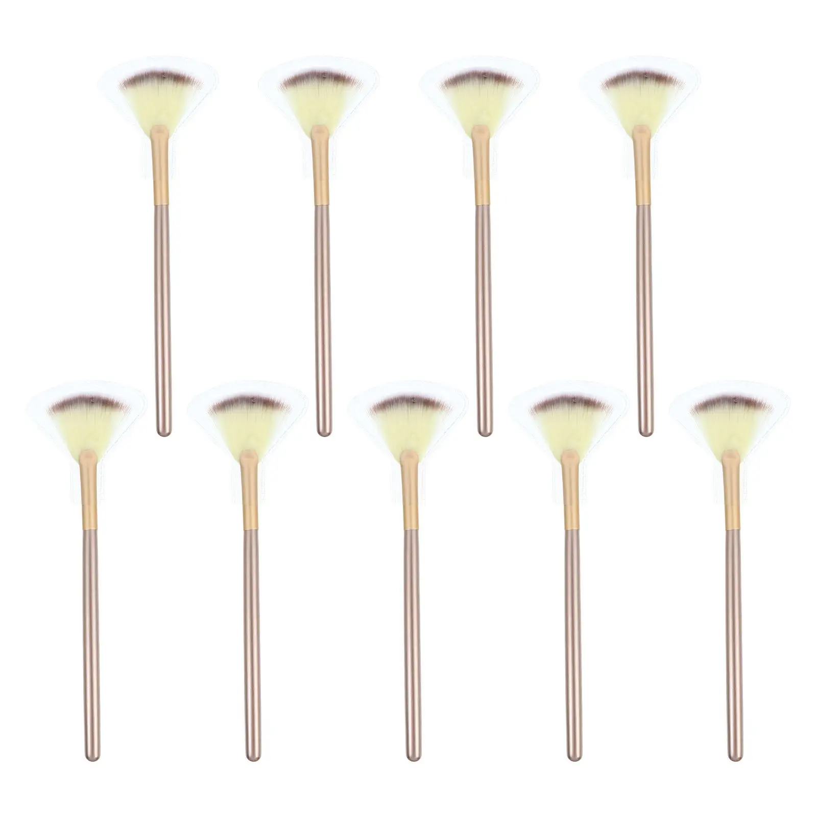 

Набор из 9 профессиональных кистей для макияжа: ультрамягкие синтетические волокна, деревянные ручки для хайлайтера, контуринга, румян и пудры для лица