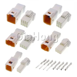 1 Set 2/3/4/6/8 Ways AC Assembly Auto Male Female Butt Plug Car JST Series Waterproof Socket JST02T-JWPF-VSLE-D JST06R-JWPF-VSLE