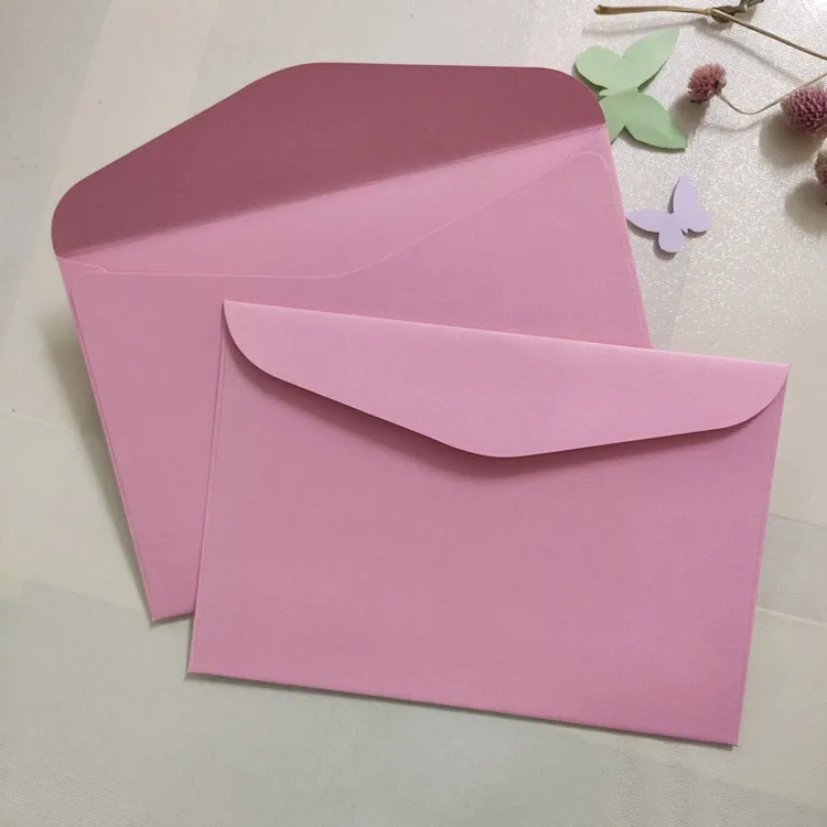 Thickness 6.125*9 inches 155*228mm 20pcs / lot Color Western-style A5 blank bills receive envelope window envelope