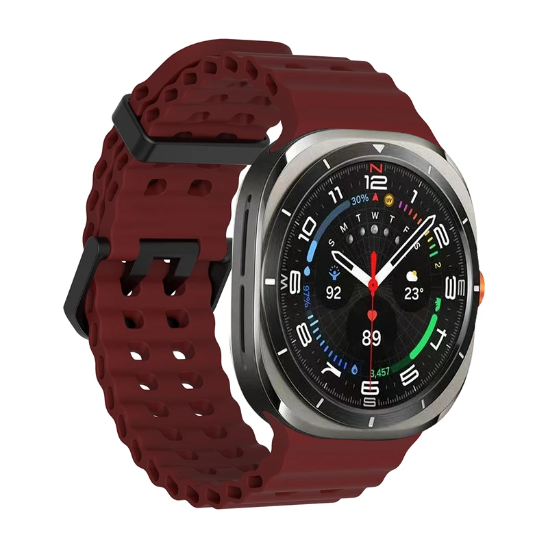 1:1 Marine Band für Samsung Galaxy Watch Ultra2 2026 Ultra 2025 2024 Armband Sport Silikon-Armband für Samsung Galaxy Ultra 47mm – Detail 11