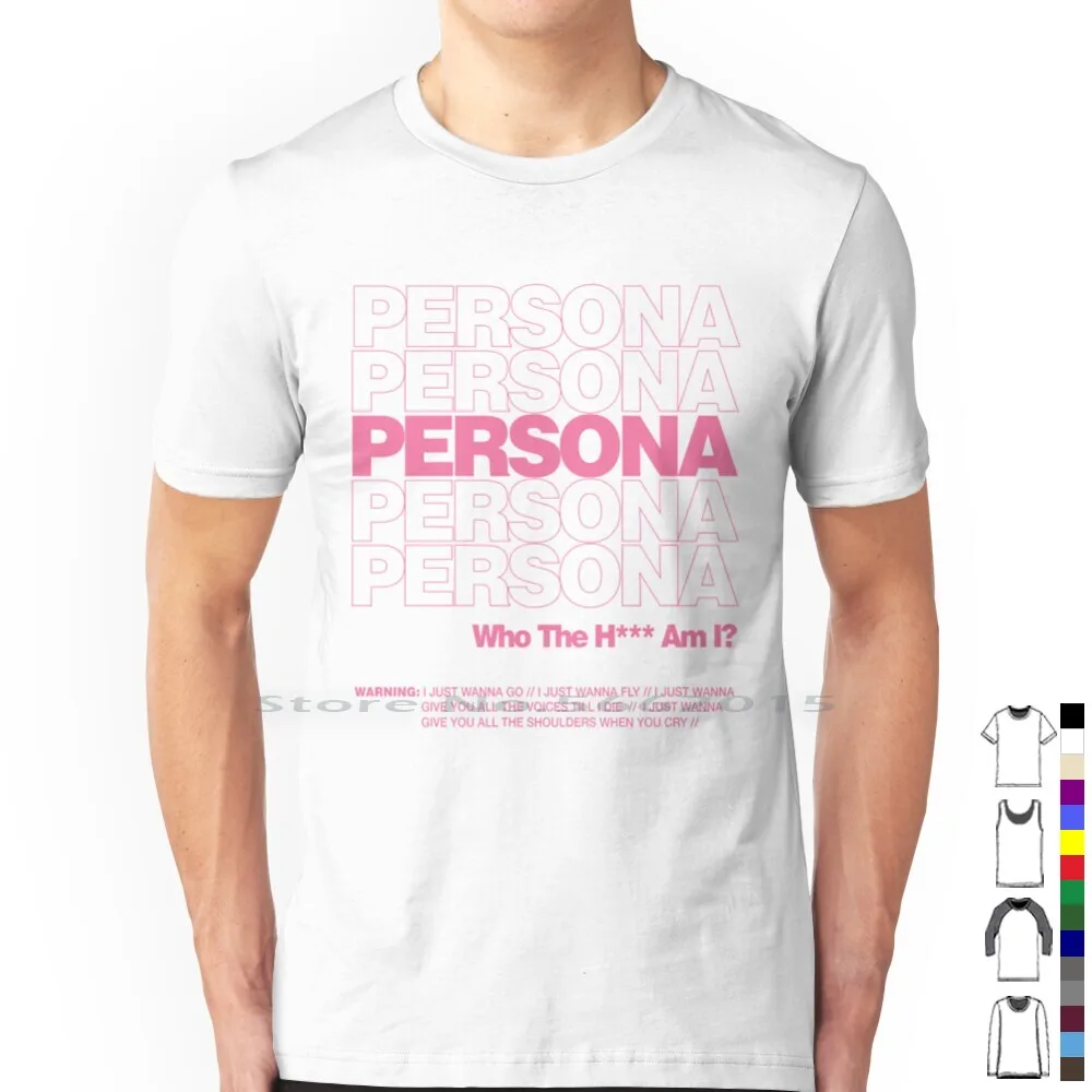 Thank You , Persona T Shirt 100% Cotton Kim Namjoon Kim Seokjin Min Yoongi Jung Hoseok Park Jimin Kim Taehyung Jeon Jungkook