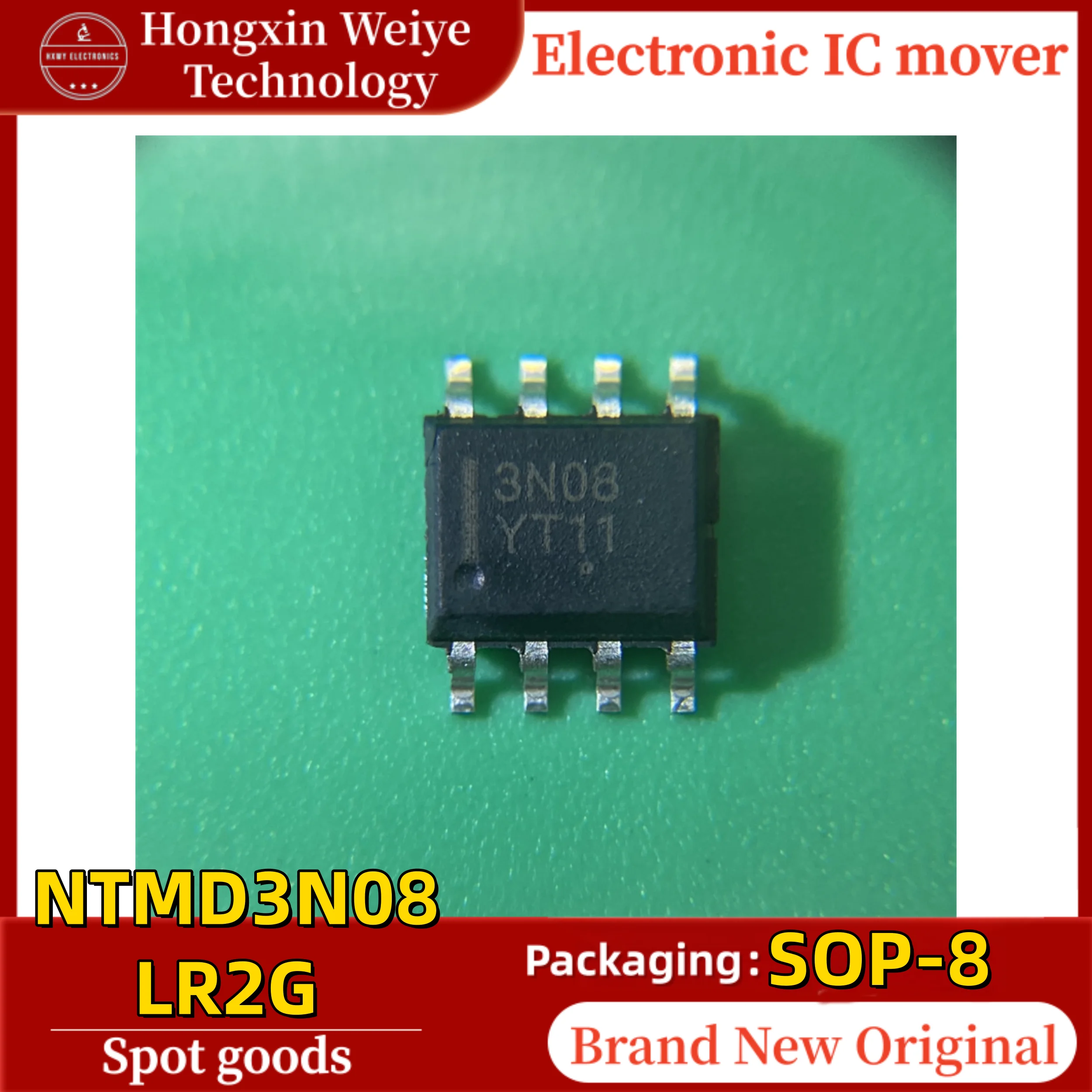 

20/100 PCS NTMD3N08LR2G SOP-8 Marking 3N08 Power IC Integrated Circuit Brand New In Stock