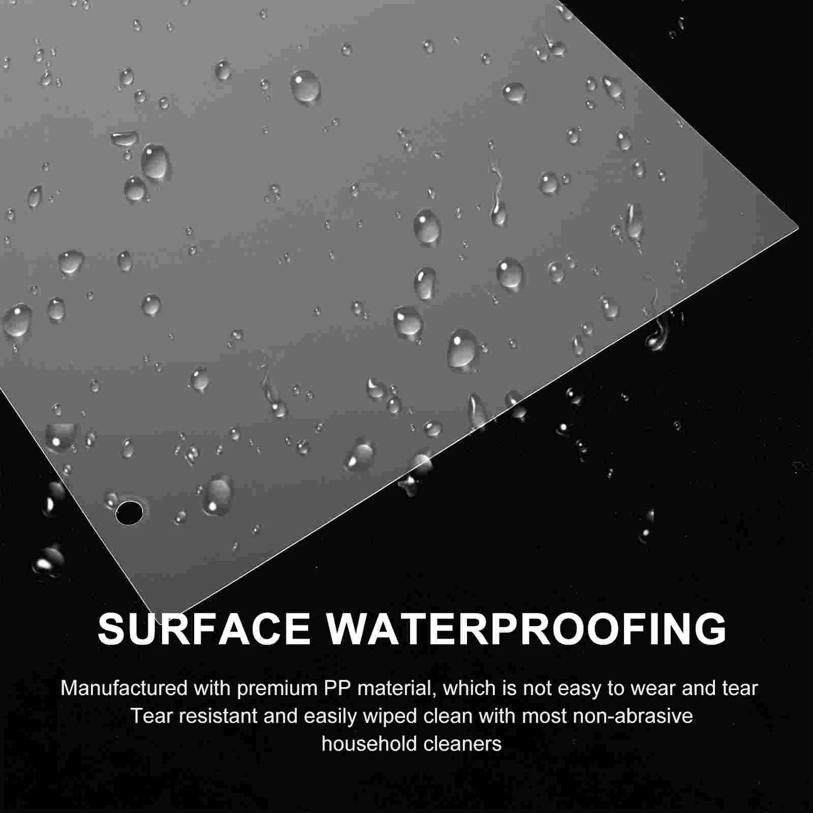 Separate Loose-leaf Book Clear Binder Dividers Plastic for 3 Rings Notebooks Separators with Tabs