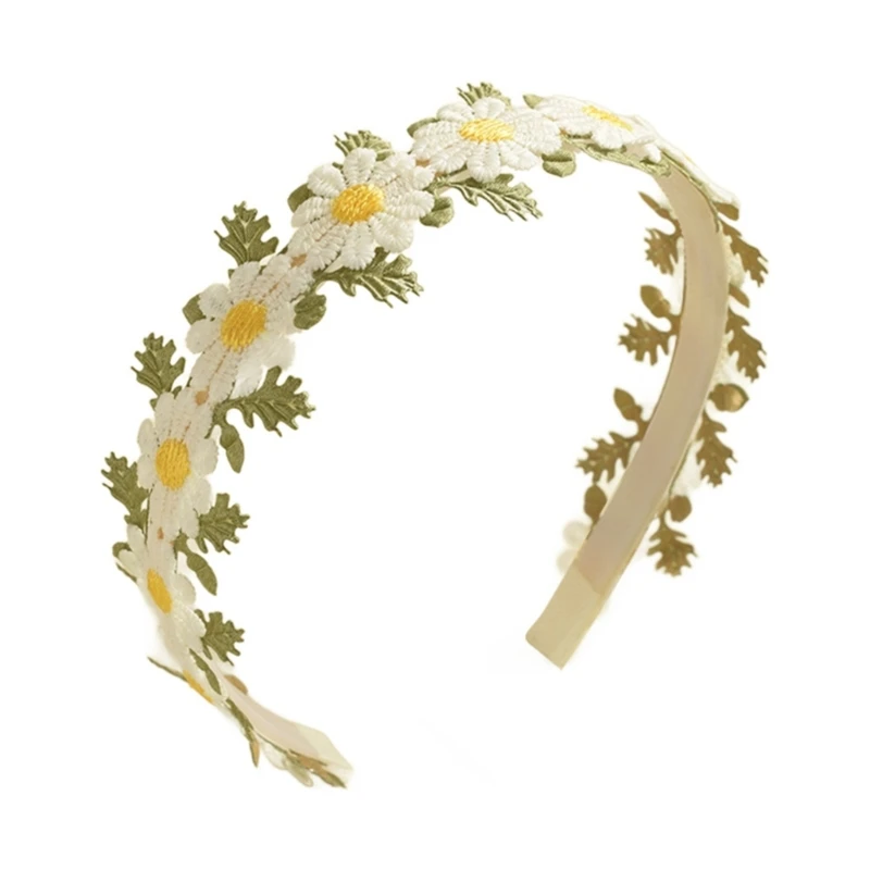 Boho Floral Headband Wreaths Headpiece for Festival Photoshoots Dropship