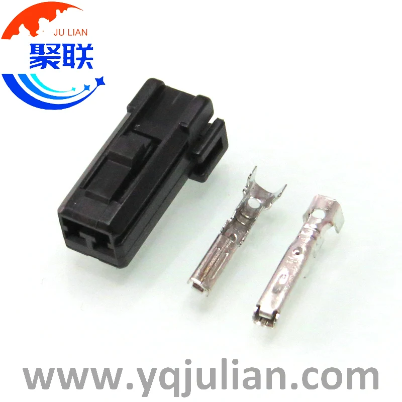 Auto 2pin plug female 174463-2 368538-2 wiring unsealed connector with terminals