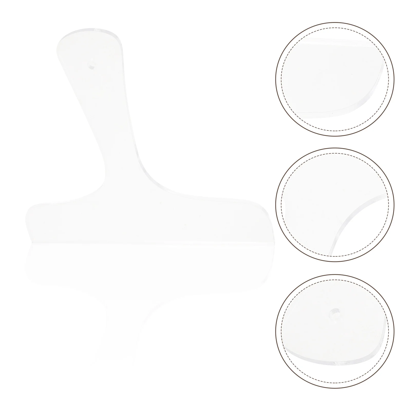 

1pcs Reusable Acrylic Chopping Board Handle Template Clear Woodworking Cutting Tool Charcuterie Board Stencil Household Kitchen