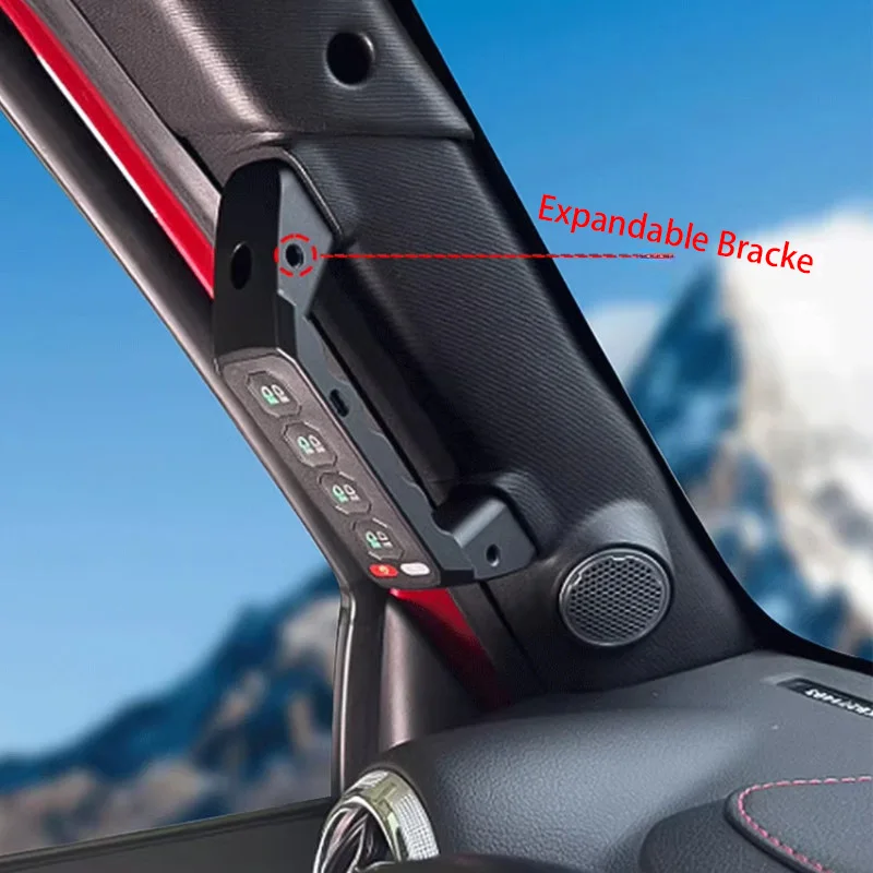 BAIC BJ40 Modified A-pillar Door Handle Six-Way Integrated Wireless Remote Control Door Handle Extension Bracket