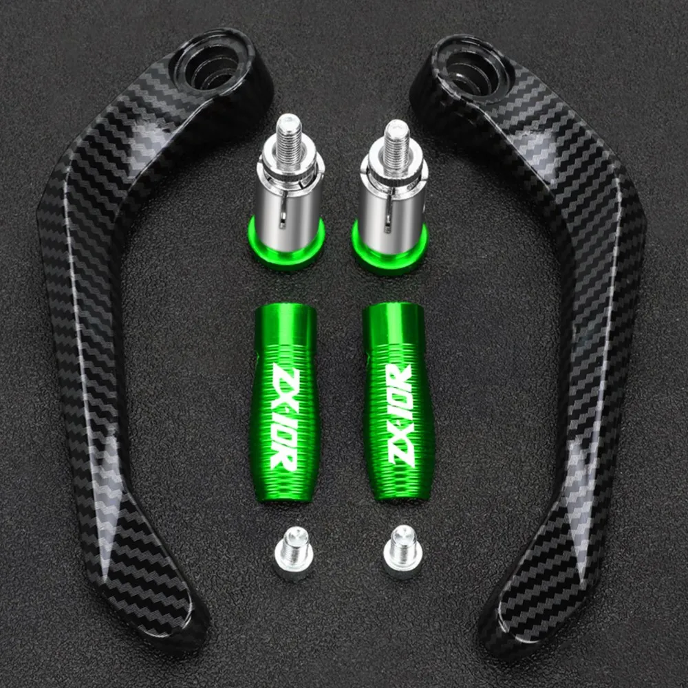 

FOR KAWASAKI NINJA ZX-10R ZX10R ZX 10R Motorcycle Accessories CNC Handlebar Grips Brake Clutch Levers Guard Protector Handguard