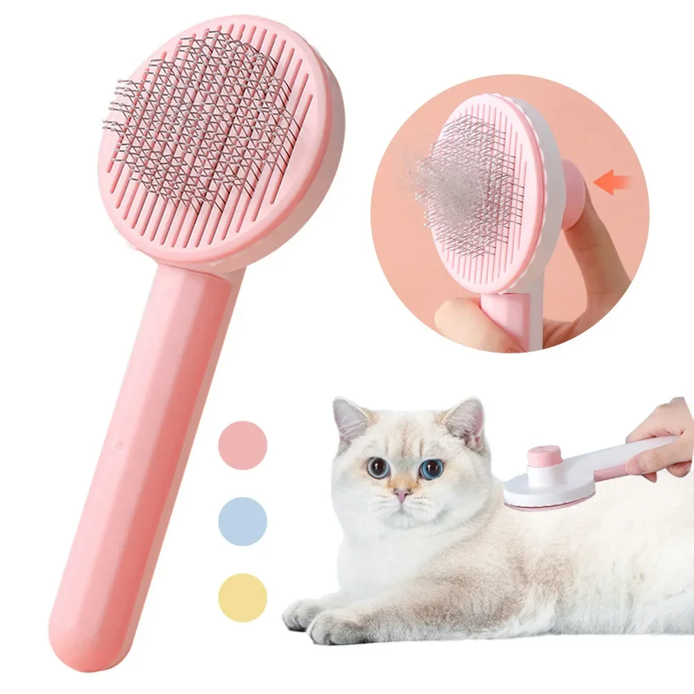 Cat Hair Comb Pet Dog Removes Hair Brush Hair Special Needle Comb Cat Grooming Cleaning Massager Open Knot Tool Pet Accessories