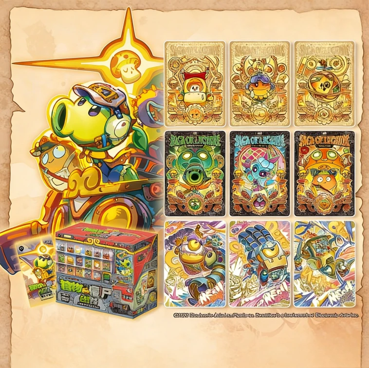 

Официальные коллекционные карты KAYOU PVZ: Набор «Фантастическая вселенная» Plants vs Zombies Journey Pack – развивающая карточная игра для детей, хит продаж