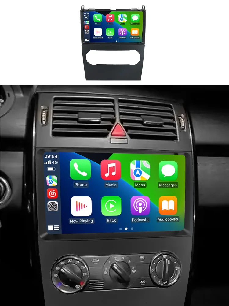 Android 14 Carplay Android Auto für Benz B200 A-Klasse W169 B-Klasse W245 2004-2011 Intelligentes Auto-Multimediasystem GPS-Player