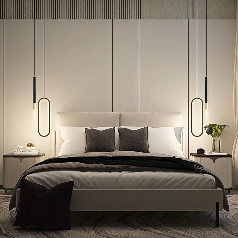 Nordic LED Pendant Lamp Hanging Lamps Home TV Sofa Bedside Living Room Dining Tables Kitchen Decoration Lustre Pendant Light