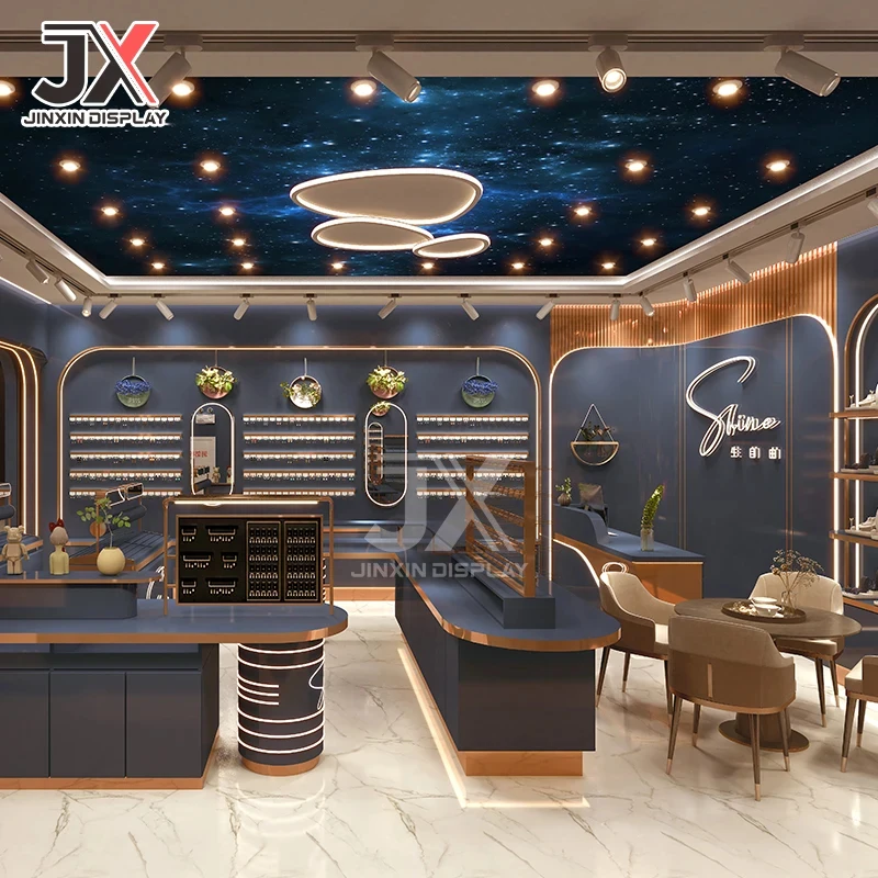 custom.Customizable Rectangular LED Promotional Jewelry & Jade Artifact Display Cabinet Retail Shops & Malls