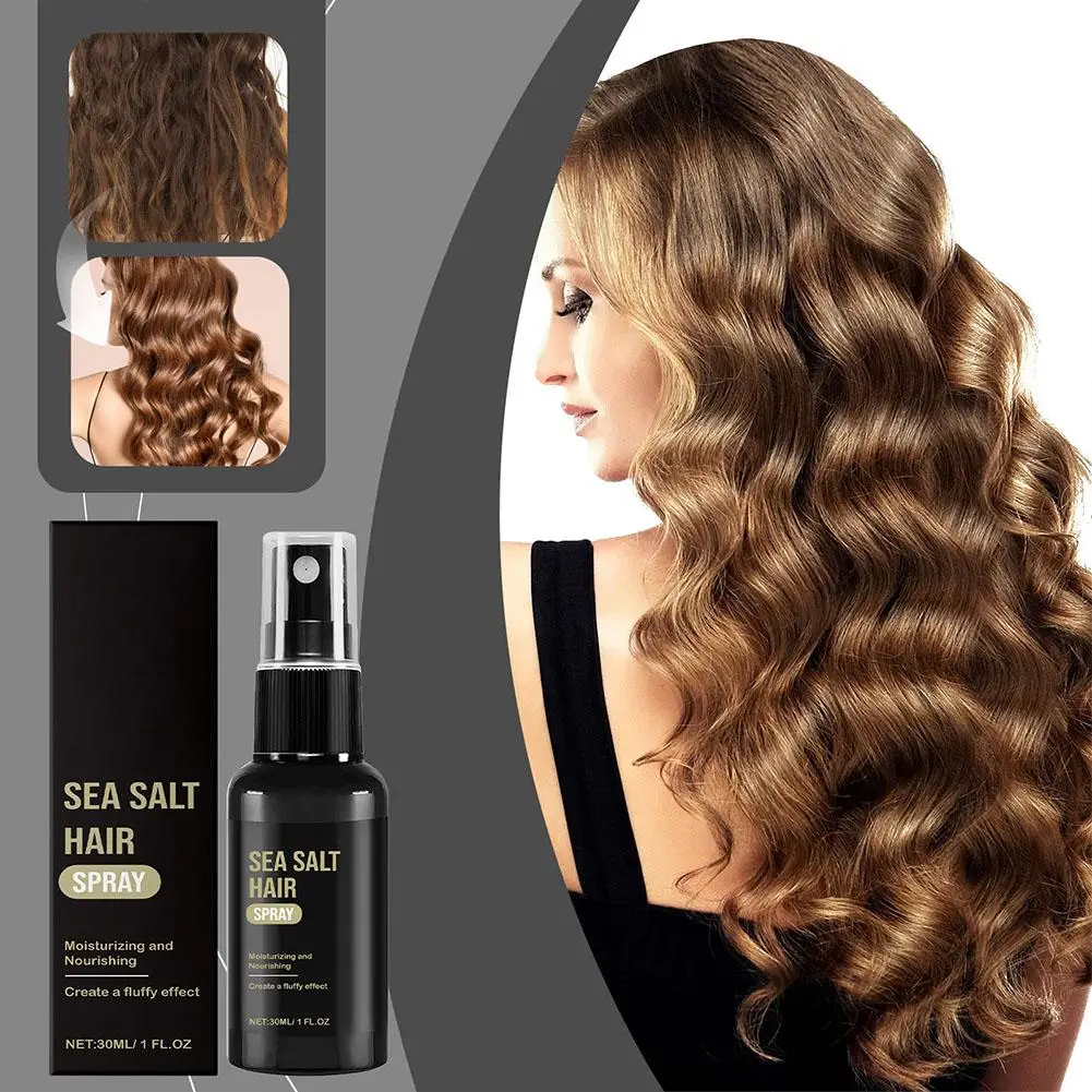 Sea Salt Hair Volumizing Spray Improve Texture Strong Hold Wave Thickness Non Greasy Modeling Curly Hair Styling Oils