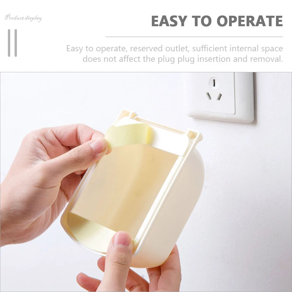 

2pcs Socket Outlet Cover Abs Sealed Waterproof Dustproof For Indoor Use Child Safety Protection Wall Socket Lid Outlet Plug