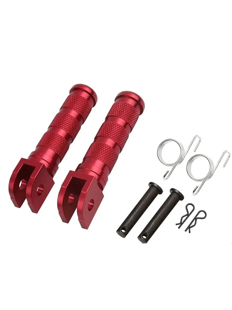 AliExpress PowerMotor CNC Aluminum 1 Pair Motorcycle Retro Footrests Foot Pegs Pedals Universal for Honda Dax Monkey Bike ATV