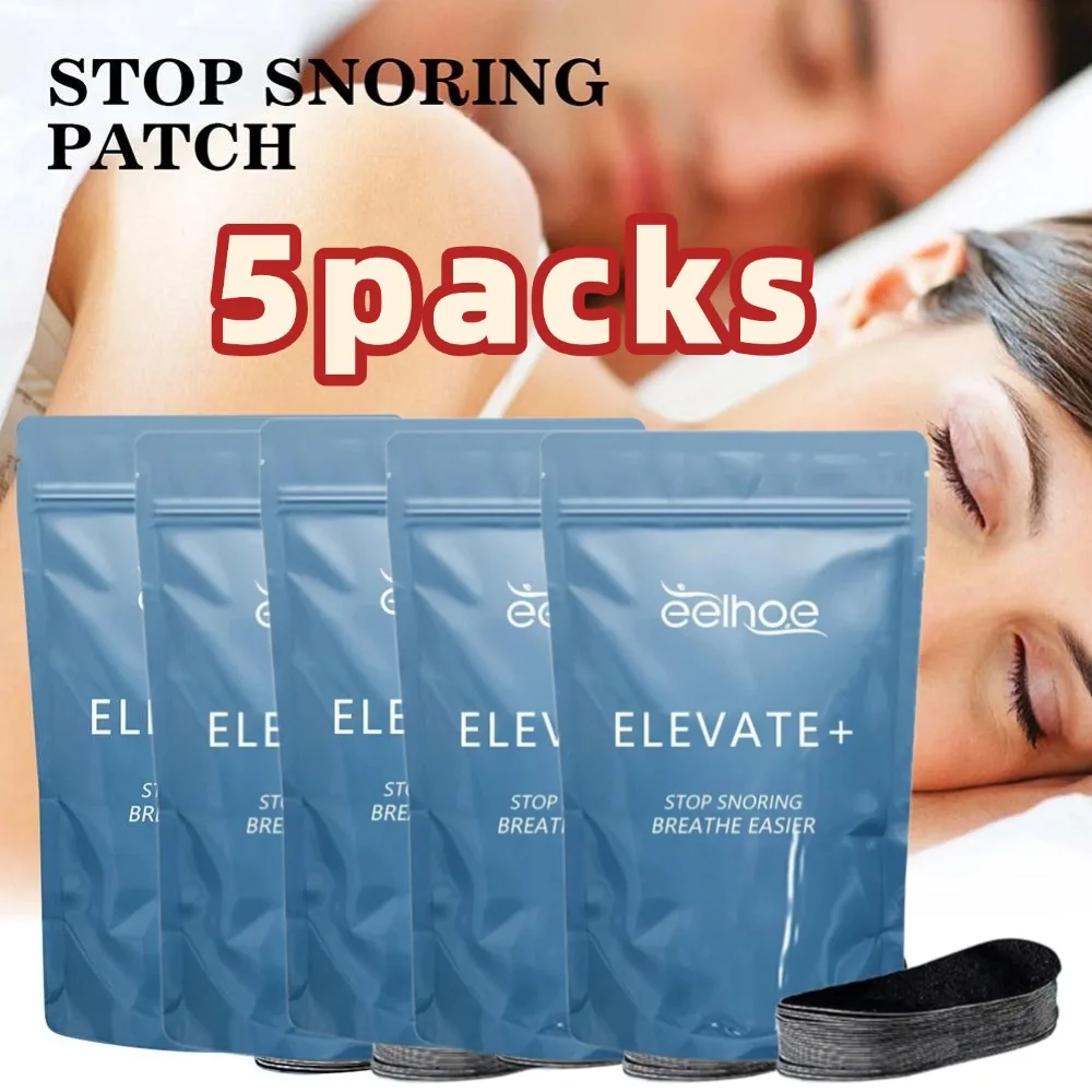 

5packs Anti-Snoring Patch Breathing Correction Improve Sleeping Mouth Tape Sleeping Keep Mouth Close Prevent Snoring