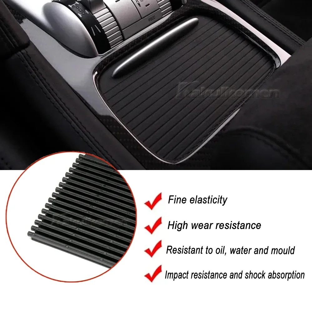 7L5862531 Car Center Console Drink Cover Slide Roller Blind For Porsche Cayenne 2003 2004 2005 2006 2007 2008 2009 2010