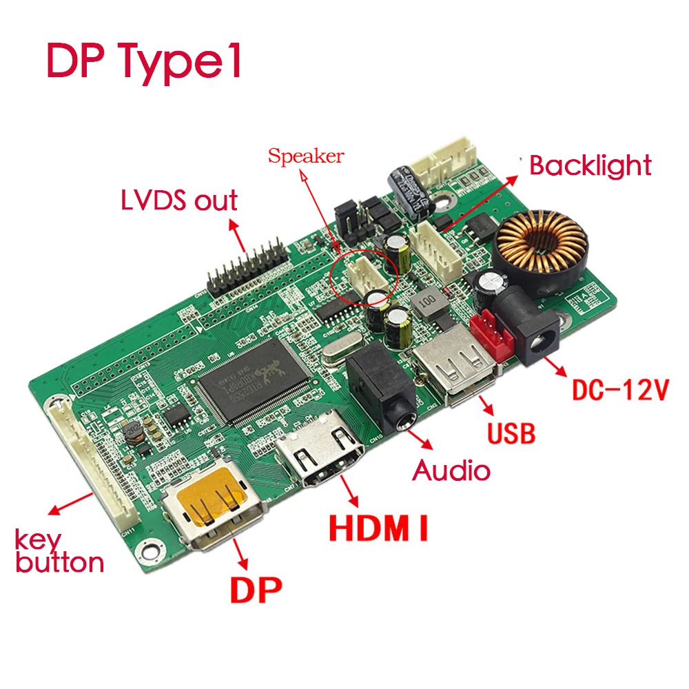 LM270WQ8-SAA1 LM270WQ8-SJA1 Controller Board Kit 2560X1440 LED eDP 30Pins Driver Board LCD Screen DIY DP+HDMI+USB+Audio U2722DX