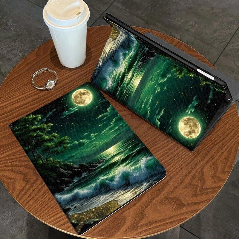 

Alpine Mountain House Meadow Gift For Samsung Galaxy Tab S11 A11 A9 A8 S6 A 10.1 A7 10.4 Plus 2025 2023 Tablet Case