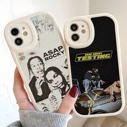 ASAP Rocky Rapper Phone Case For Iphone 15 14 12 13 Pro Max 11 Mini X Xr Xs Puls Lambskin Silicone Cover