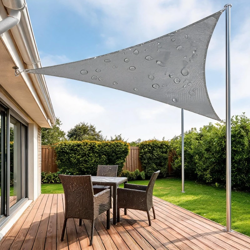 Waterproof Triangle Shade Sail UV Protection Canopy Patio Sun Shelter Outdoor