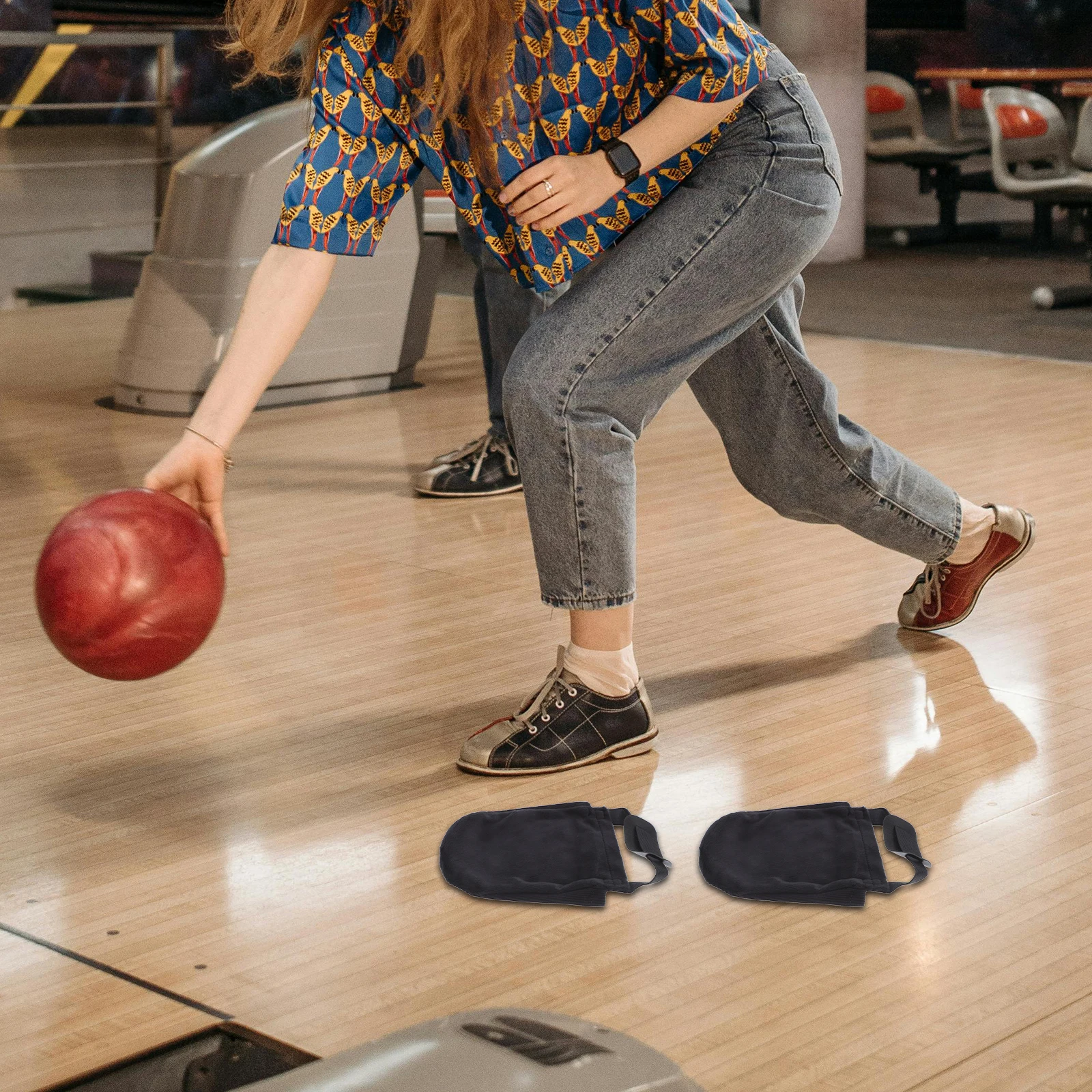 

Бахилы Слайдер с скользкой поверхностью Многоразовый износостойкий коврик для боулинга Спортивный гладкий байковый боковой удобный боулинг