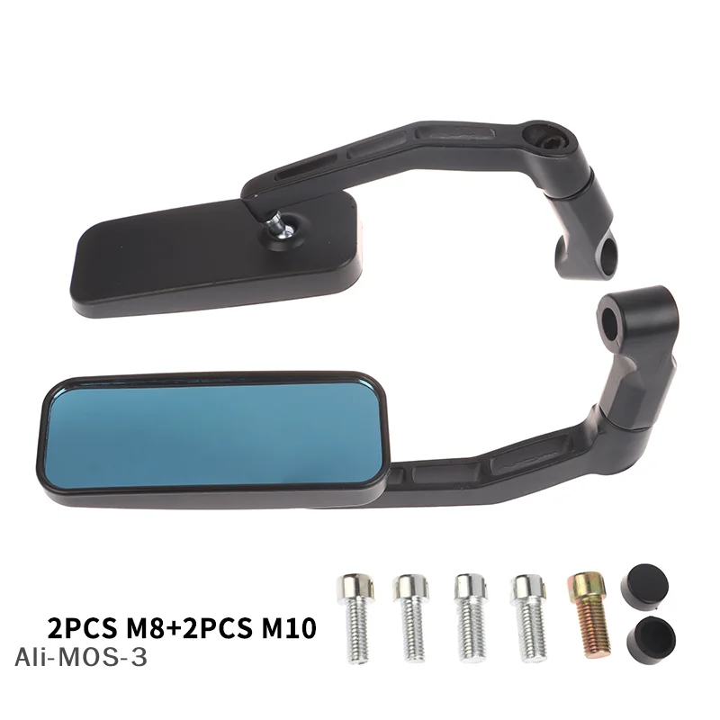 【S】 1 set di specchietti retrovisori laterali per parti modificate per moto sportive da strada Accessori universali per moto