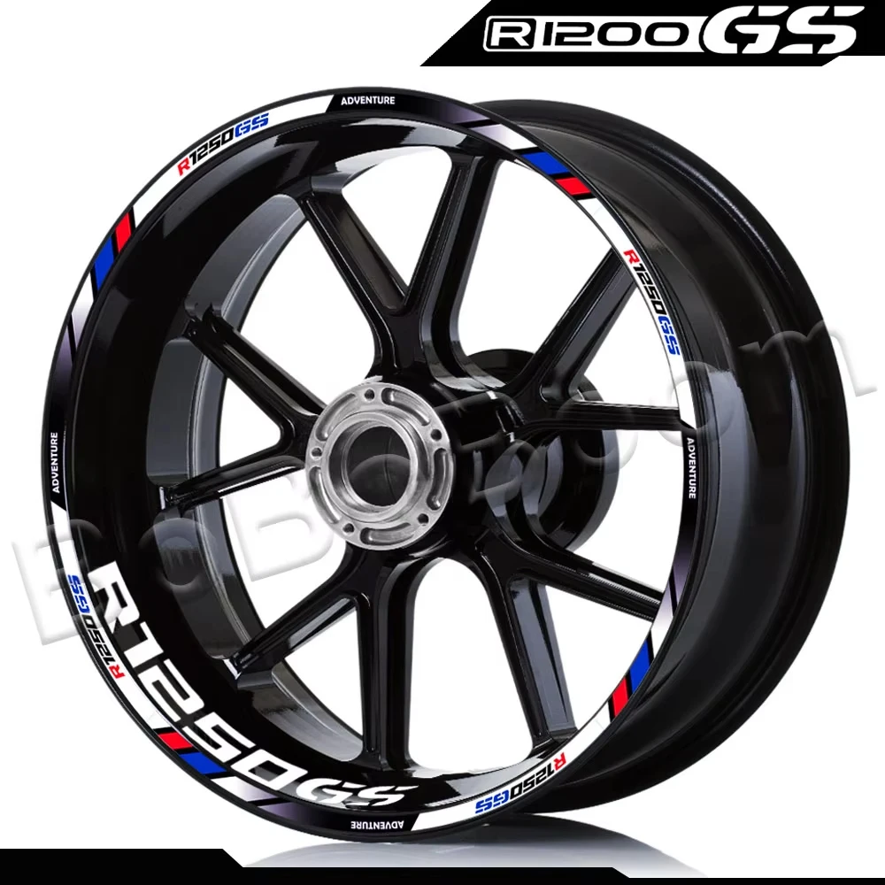 

Наклейка на колесо мотоцикла, светоотражающий обод в полоску, наклейка, лента, аксессуары, водонепроницаемая для R1250GS r1250gs adv Adventure