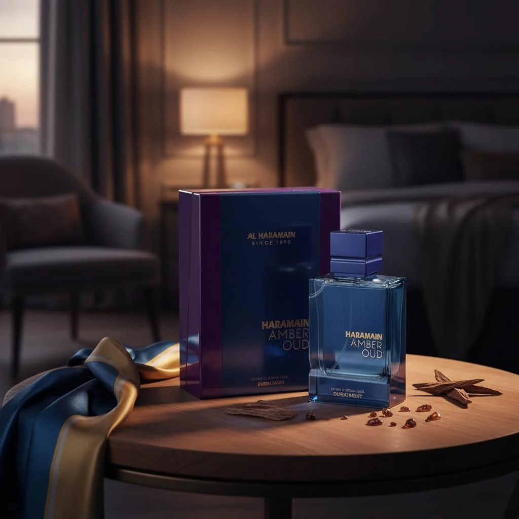 

AL HARAMAIN Amber Oud Dubai Night Oud Мужской одеколон — древесно-амберный аромат для мужчин, стойкий, 60 мл