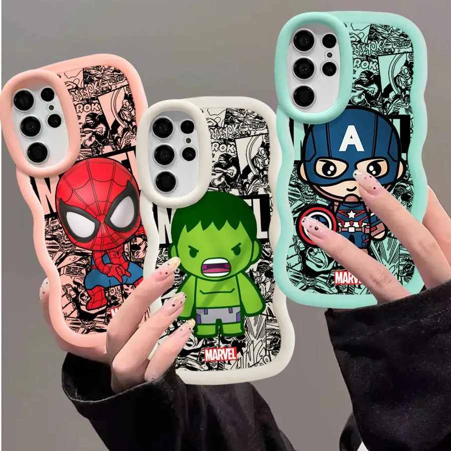 Marvel Groot Ironman Phone Case for Xiaomi Redmi Note 13Pro 12Pro 9 10 Lite 10Pro 12 8 13 11 Pro Plus 9S Silicone Shell