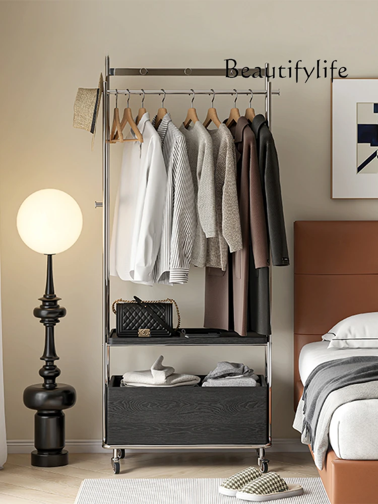 Nordic Style Simple Floor-Mounted Removable Coat Rack