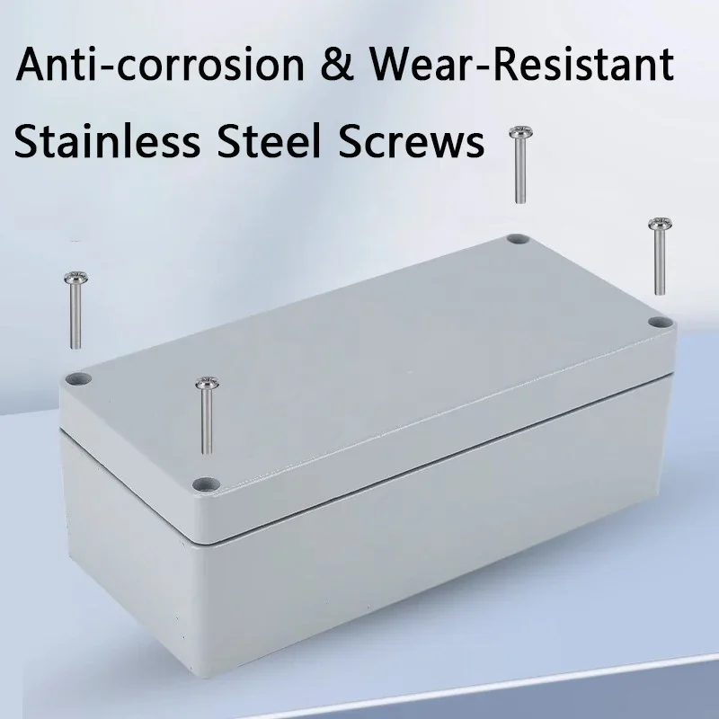 IP67 Aluminum Waterproof Electrical Protection Box - Explosion-Proof Enclosure for Marine, Construction & Factory Use