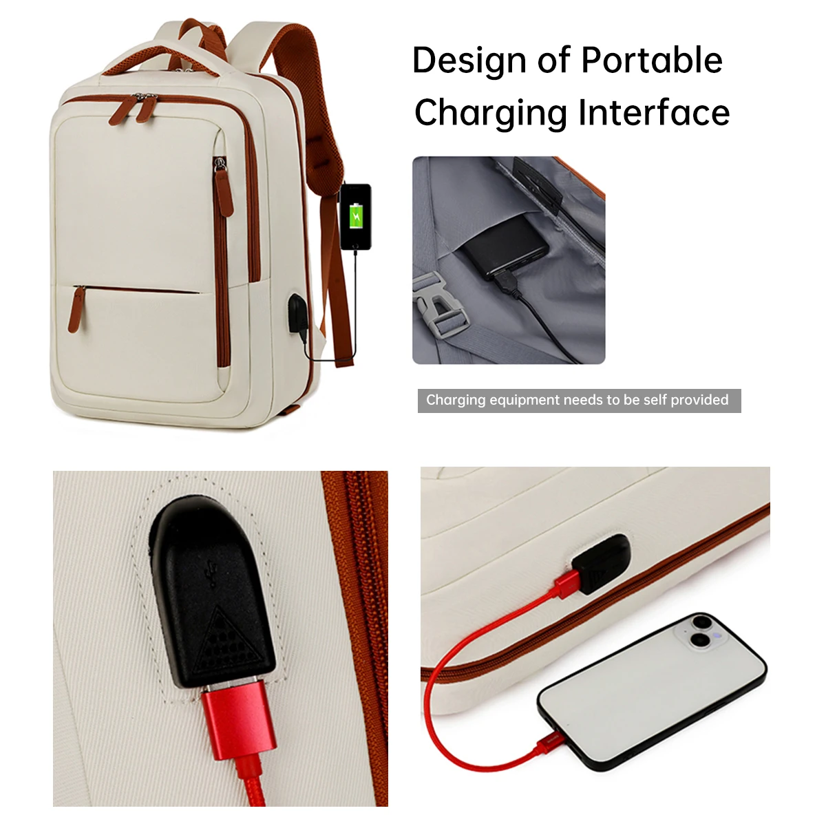 حقيبة ظهر جديدة للسفر حقيبة ظهر نسائية لمسافات قصيرة رحلة عمل خفيفة الوزن حقيبة سفر حقيبة أمتعة طالب جامعي الكمبيوتر Sc