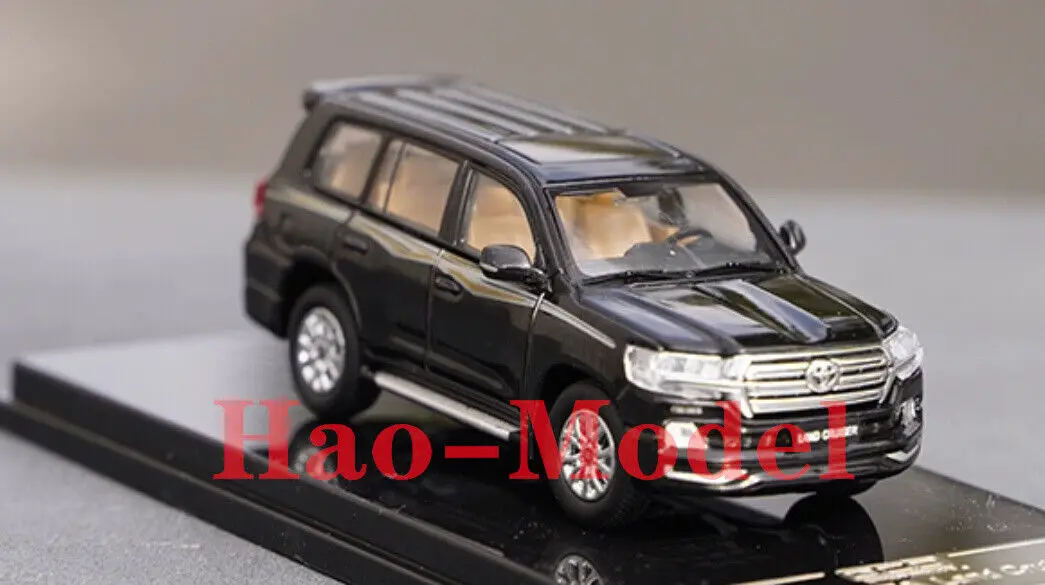 GCD 1/64 For LandCruiser LC200 SUV Car Model Alloy Diecast Boys Girls Toys Kids Gifts Hobby Display Ornaments Collection Black