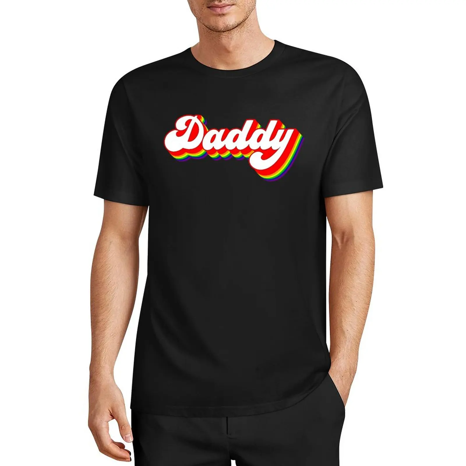 

Daddy-Con O'Neill ECCC (Pride Colors) Футболка больших размеров, однотонная одежда в стиле аниме, мужская дизайнерская футболка