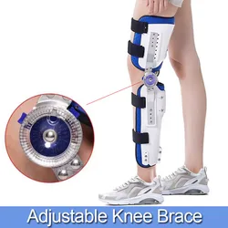 Adjustable Knee Support-Medical Hinged Knee Brace-For Meniscus Injury Fracture Knee Cruciate ligament Injury-Post Op Knee Brace