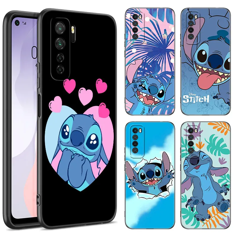 Черный силиконовый чехол Angel S-Stitch для телефона Huawei Nova 8 9 10 SE 11 Ultra 12 Pro 7i 8i 11i 11E Y70 Plus Y60 Y61 Y71 Y90 Y91
