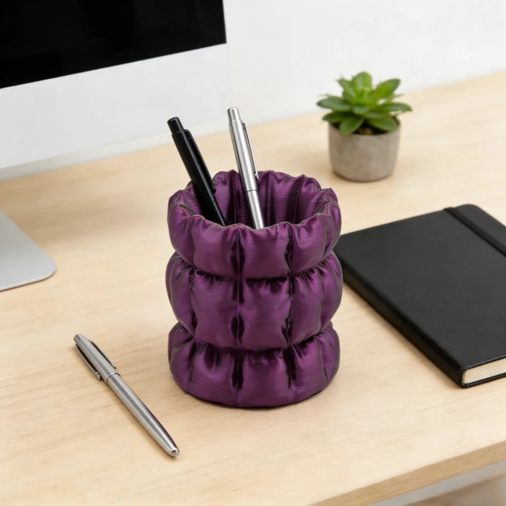 3D Printing Creative Pen Holder Lightweight And Beautiful Desktop Decoration, Suitable For Student Office Stationery Storage Box