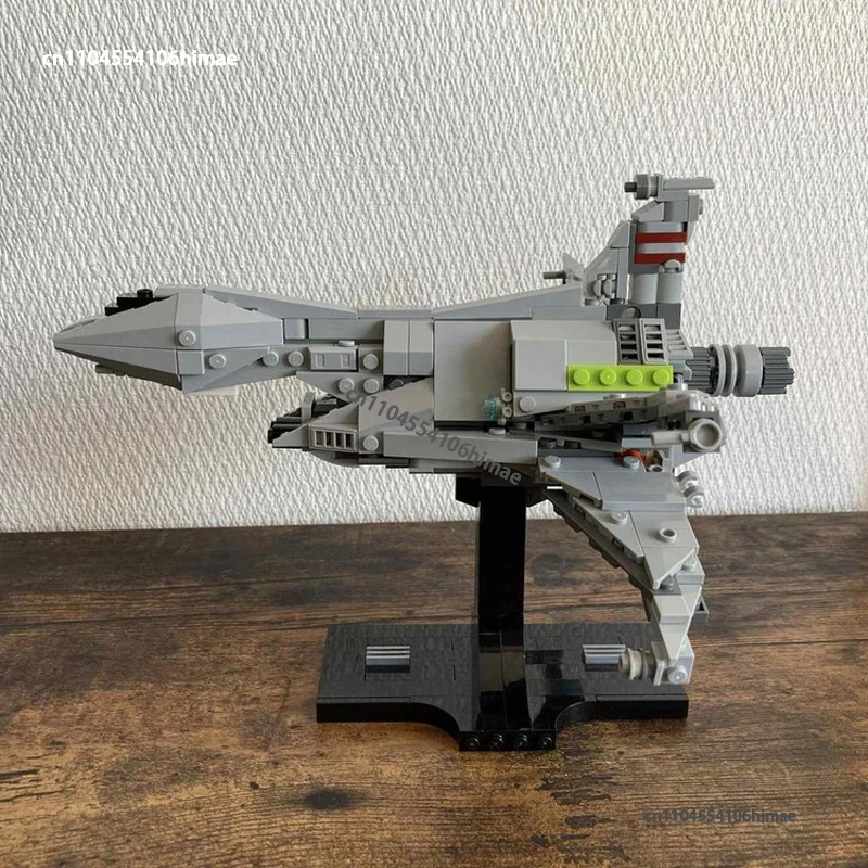 NEW Star Fox Great Fox Midi-Scale Building Block Model DIY Spaceship Military Sci-fi Movie Assembly Brick Kid Toy Christmas Gift view 5