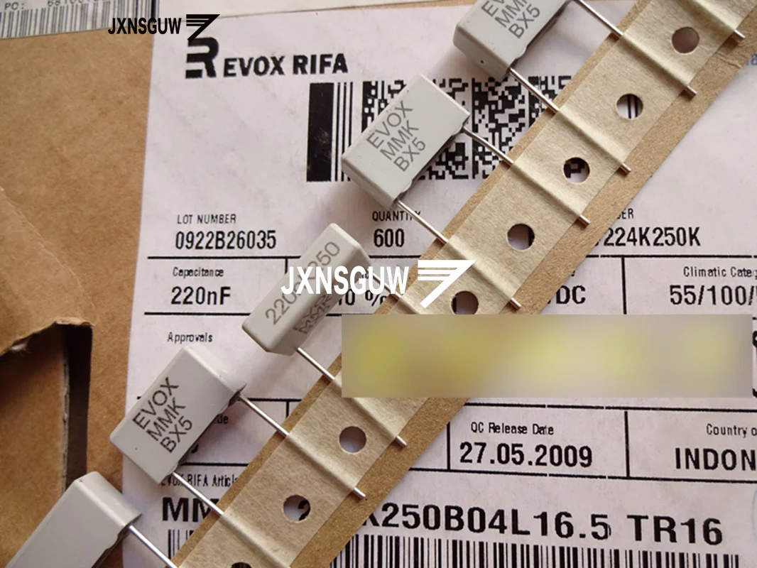 

10PCS NEW Original EVOX RIFA MMK15 0.22UF 250V P15MM 224/250V Film capacitor MMK 0.22UF 250VDC 220NF 224