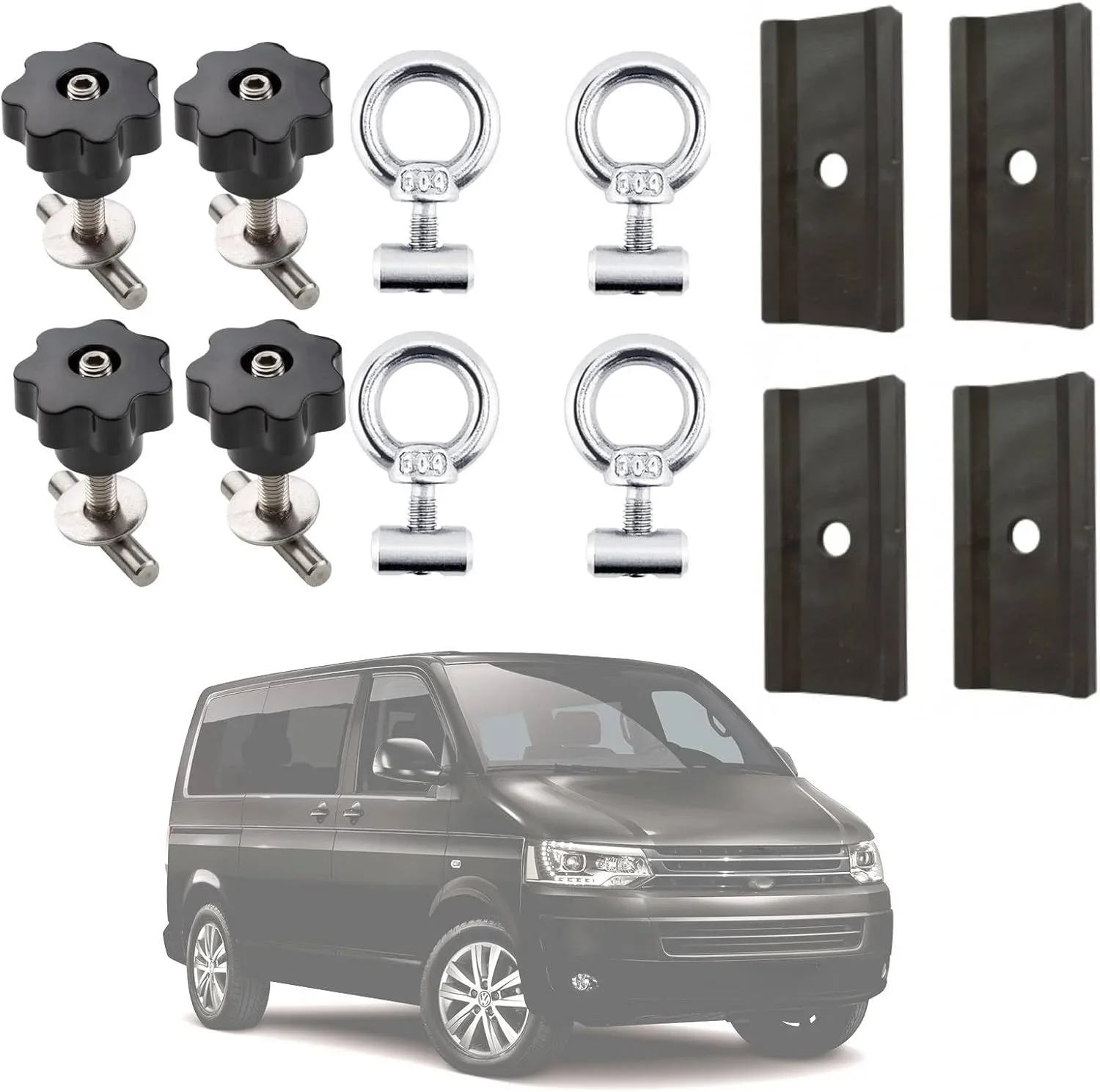 Campervan Rail Load Securing Rail Guard Anchor Base 7h5883189e 7h5883084c 7e5883189a for Vw T5 T6 RV Camping Accessories