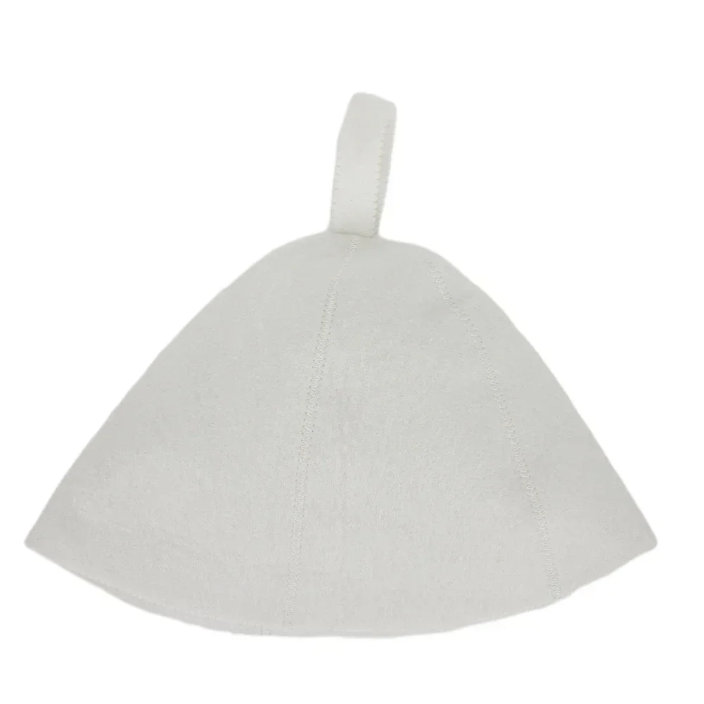 1pc Wool Felt Sauna Hat Hair Protection Spa Sauna Parts For Bathroom Protection Anti Heat Sauna Hat Drying Towel Hats