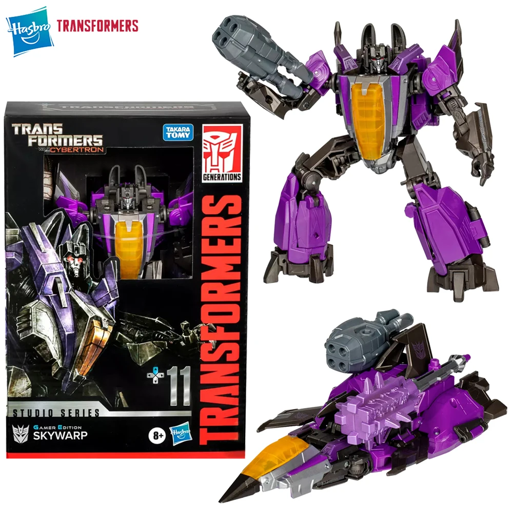 

Hasbro Transformers Studio Series Gamer Edition War for Cybertron 11 Skywarp Nice 16.5cm Voyager Class Action Figure Model Toys