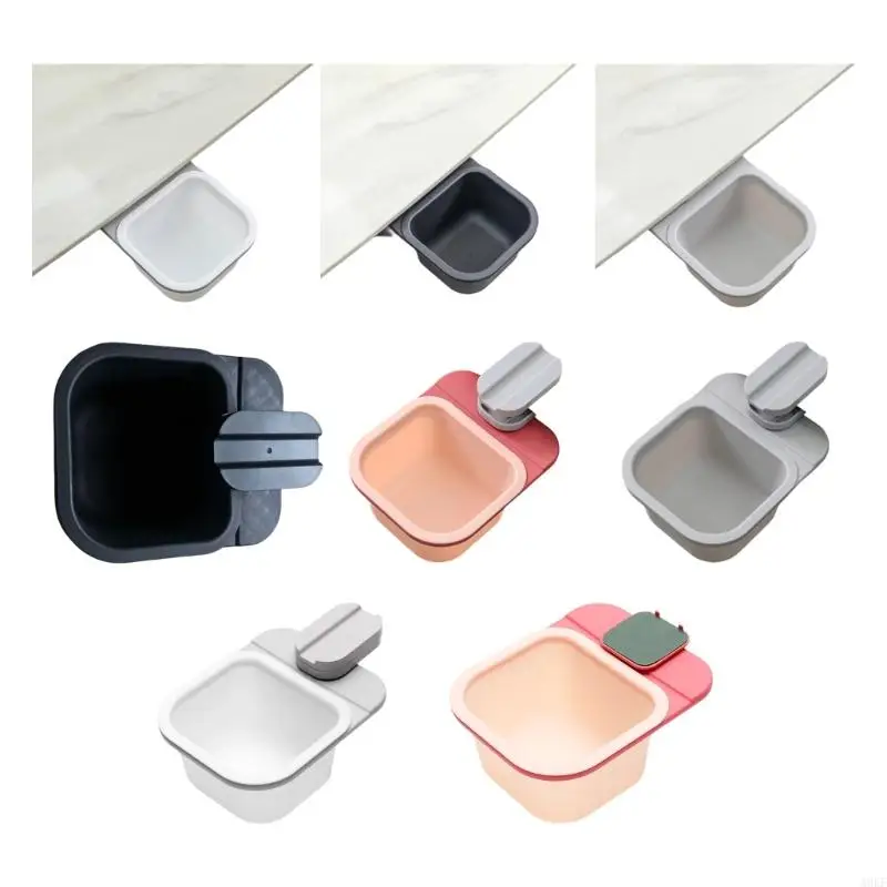 

Convenient Rotating Desk Trash Can Modern Desk Trash Organizers Perfect For Keep Workspaces Odors Proof A0KF