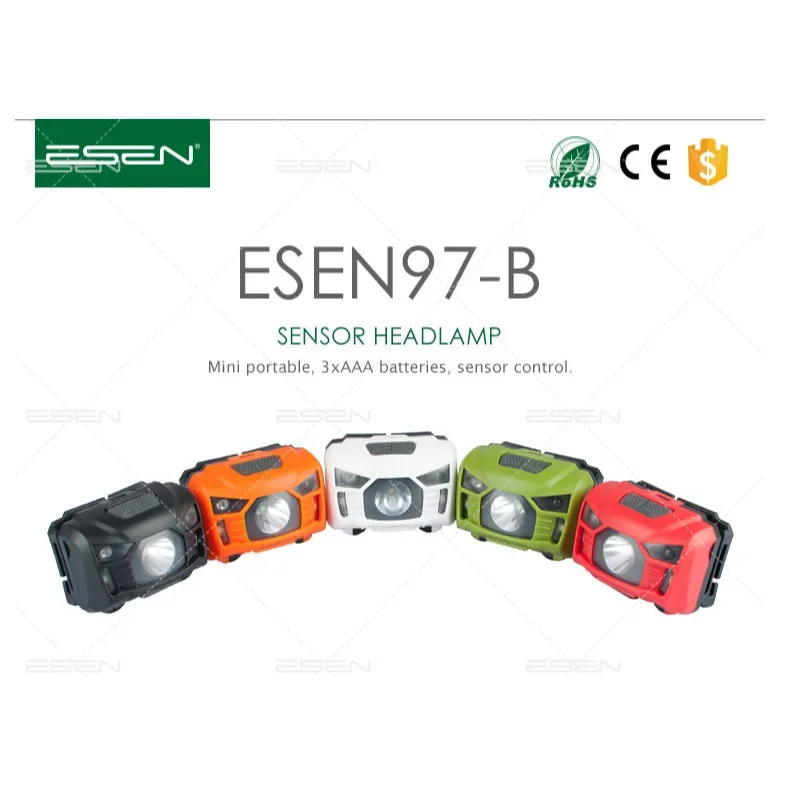 USB Charging Tactical Helmet Light Induction Headlamp Waterproof Signal Lamp FAST Helmet Headlamp Hunting Headlight