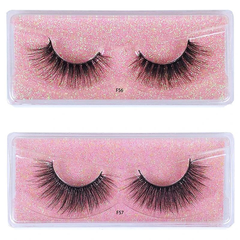 Lashes luzem hurtownie 30/50/100 Pairs 3d rzęsy z norek naturalne fałszywe rzęsy opakowanie makijaż miękkie grube puszyste rzęsy z norek luzem